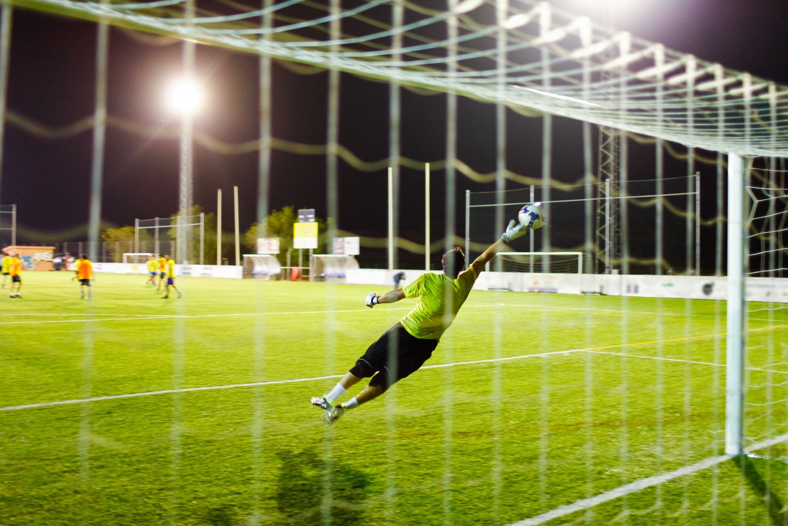 Football Match during Training